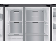 Lodówka Samsung RS70F65KETEO No Frost 178,4cm Szczotkowana Stal Dystrybutor Wody Kostkarka AI 640L - 1337810 - zdjęcie 11